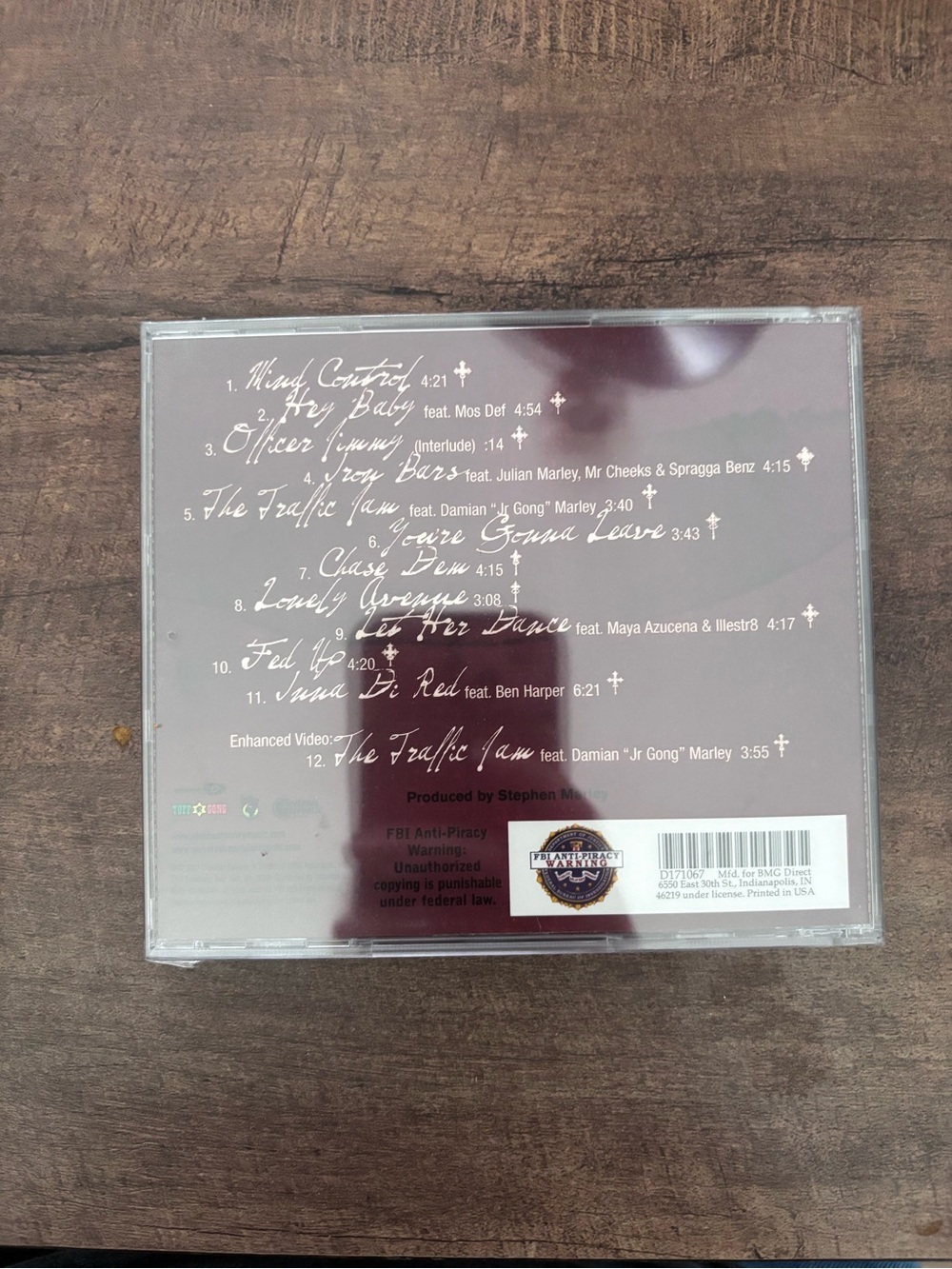 Stephen Marley CD Mind Control - Picture 2 of 2